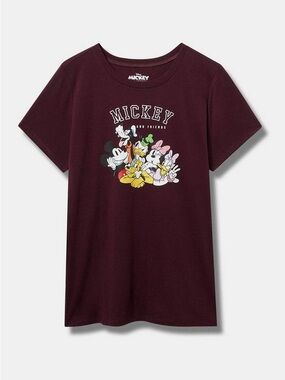 Torrid Mickey and Friends Classic Fit Cotton Crew Tee size 2x
